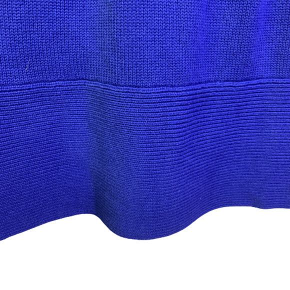 TAHARI Cobalt Blue Dolman Sleeve Bodycon Sweater Dress - Picture 4 of 9